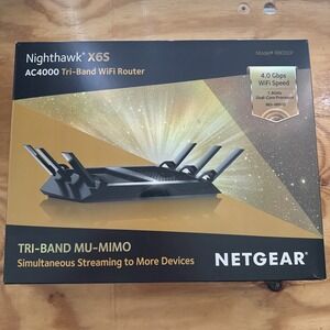 Netgear Nighthawk X6S AC4000 Smart WiFi Router - Black R8000P-100NAS